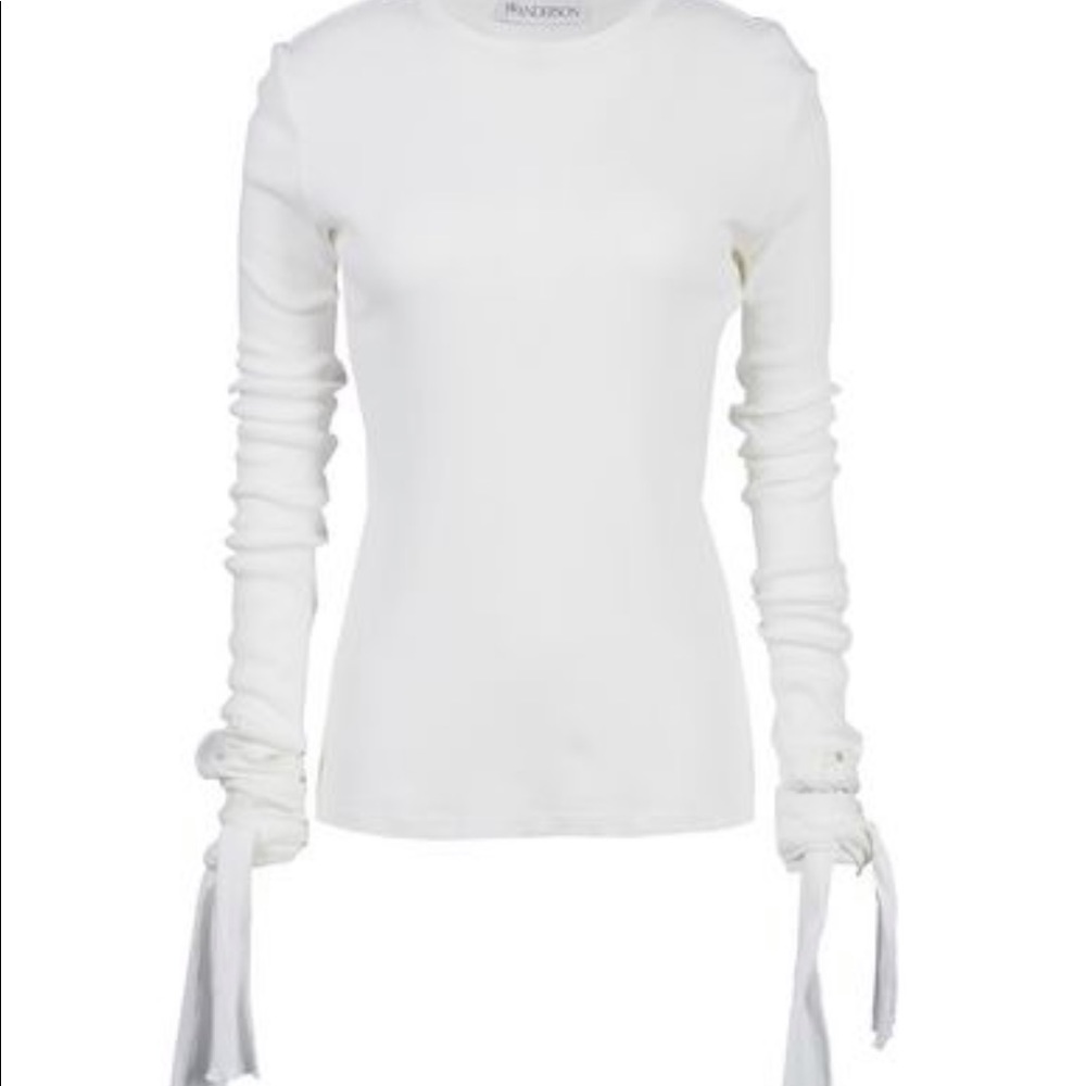 JW Anderson Tie Cuff Rib Tee